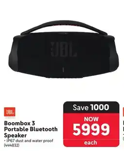 Makro JBL Boombox 3 Portable Bluetooth Speaker offer