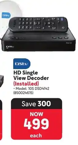 Makro DStv HD Single View Decoder offer