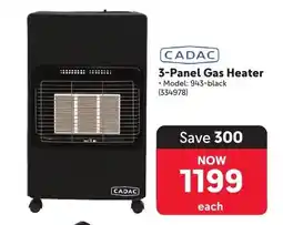 Makro CADAC 3-Panel Gas Heater offer