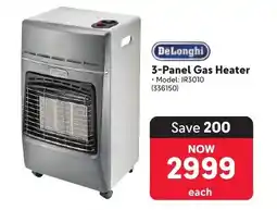 Makro DeLonghi 3-Panel Gas Heater offer