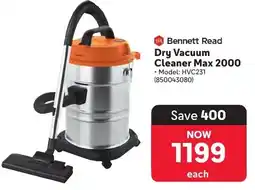 Makro Bennett Read Dry Vacuum Cleaner Max 2000 offer