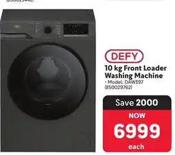 Makro DEFY 10 kg Front Loader Washing Machine offer