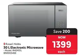 Makro Russell Hobbs 30 L Electronic Microwave offer