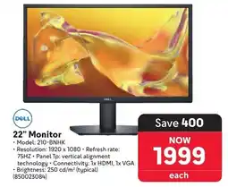 Makro Dell 22" Monitor offer