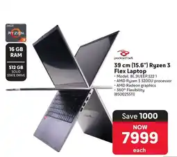 Makro Packard Bell 39 cm (15.6") Ryzen 3 Flex Laptop offer