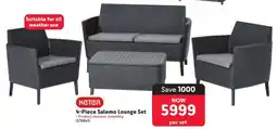 Makro KETER 4-Piece Salemo Lounge Set offer