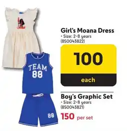 Makro Girl's Moana Dress offer