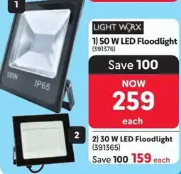 Makro LIGHT WORX 50 W LED Floodlight offer