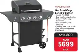Makro Gas Braai Onyx Series 4-Burner offer