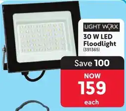 Makro LIGHT WORX 30 W LED Floodlight offer
