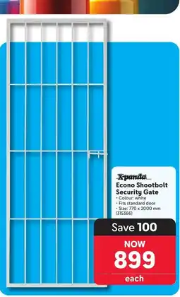 Makro Xpanda Econo Shootbolt Security Gate offer