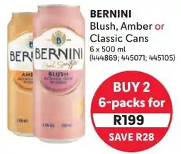 Makro BERNINI Blush, Amber or Classic Cans offer