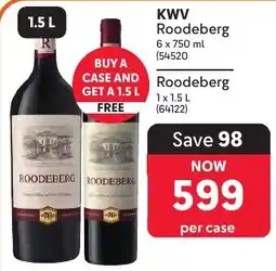 Makro KWV Roodeberg offer