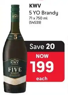 Makro KWV 5 YO Brandy offer