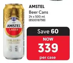 Makro AMSTEL Beer Cans offer
