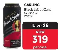 Makro CARLING Black Label Cans offer