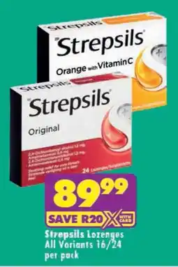 Shoprite Strepsils Lozenges offer