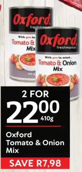 Oxford Freshmarket Oxford Tomato & Onion Mix offer