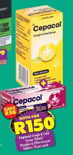 Shoprite Cepacol Cough & Cold offer