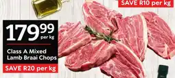 Oxford Freshmarket Class A Mixed Lamb Braai Chops offer