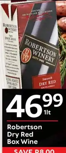 Oxford Freshmarket Robertson Dry Red Box Wine offer