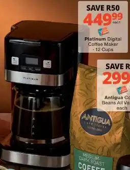 Checkers Platinum Digital Coffee Maker offer