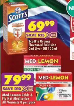 Shoprite Scott's Orange Flavoured Emulsion Cod Liver Oil offer