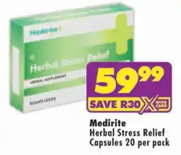 Shoprite Medirite Herbal Stress Relief offer