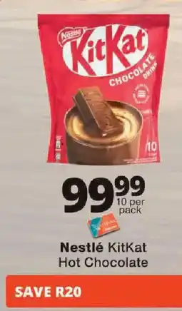 Checkers Nestlé KitKat Hot Chocolate offer