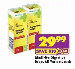 Shoprite Medirite Digestive Drops offer