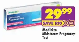 Shoprite Medirite Midstream Pregnancy Test offer
