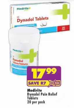 Shoprite Medirite Dynadol Pain Relief Tablets offer
