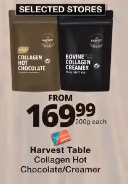 Checkers Harvest Table Collagen Hot Chocolate/Creamer offer