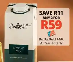 Checkers ButtaNutt Milk All Variants offer