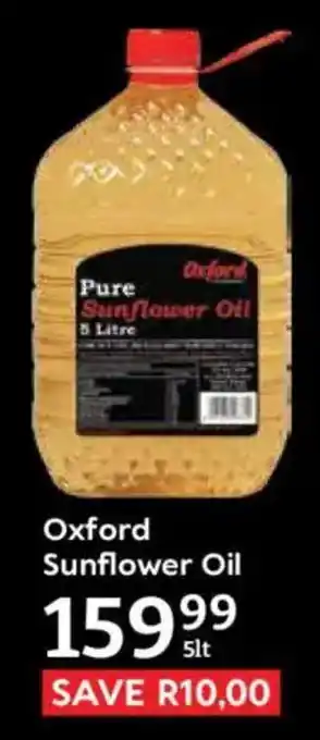 Oxford Freshmarket Oxford Sunflower Oil offer