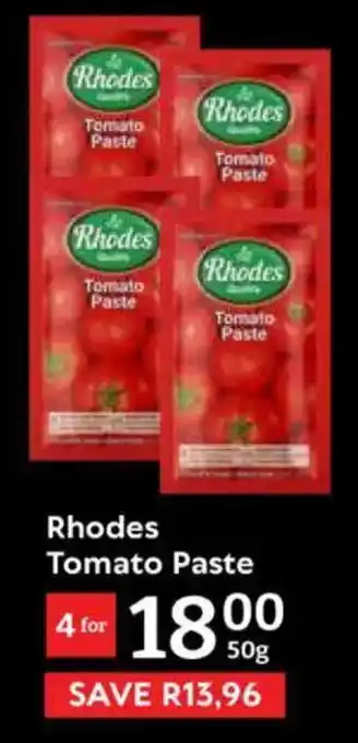 Oxford Freshmarket Rhodes Tomato Paste offer