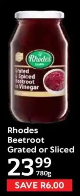 Oxford Freshmarket Rhodes Beetroot Grated or Sliced offer