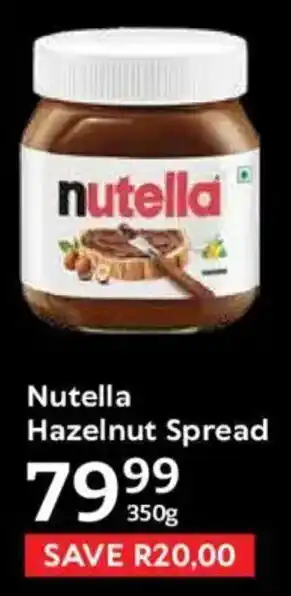 Oxford Freshmarket Nutella Hazelnut Spread offer