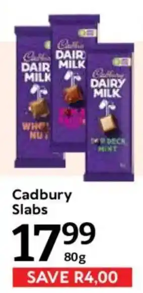Oxford Freshmarket Cadbury Slabs offer