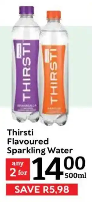 Oxford Freshmarket Thirsti Flavoured Sparkling Water offer