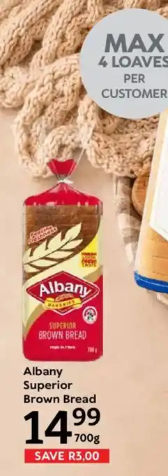 Oxford Freshmarket Albany Superior Brown Bread offer