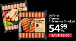 Oxford Freshmarket Oxford Viennas Chicken or Smoked offer