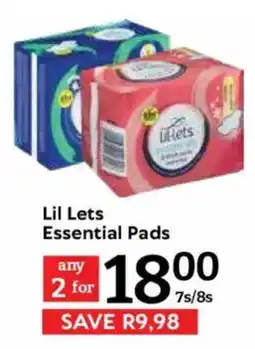Oxford Freshmarket Lil Lets Essential Pads offer