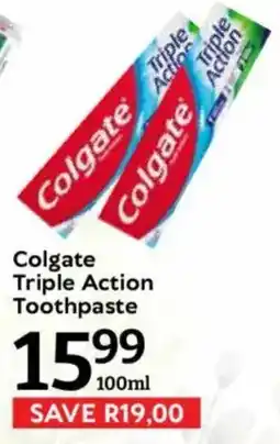 Oxford Freshmarket Colgate Triple Action Toothpaste offer