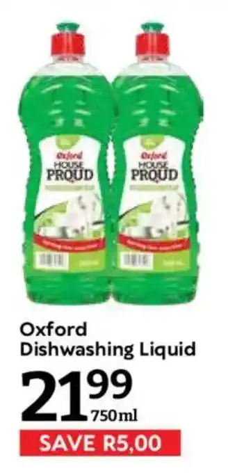 Oxford Freshmarket Oxford Dishwashing Liquid offer