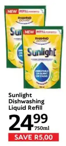 Oxford Freshmarket Sunlight Dishwashing Liquid Refill offer