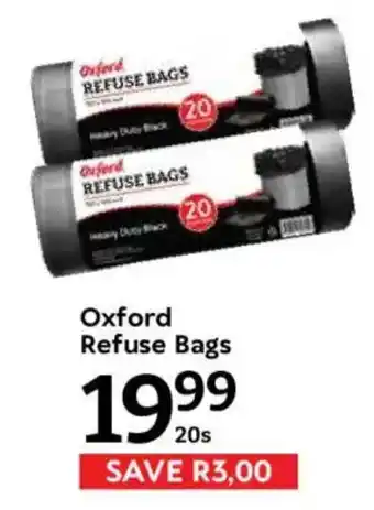 Oxford Freshmarket Oxford Refuse Bags offer