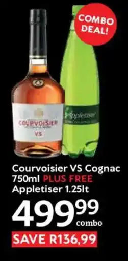 Oxford Freshmarket Courvoisier VS Cognac Appletiser offer