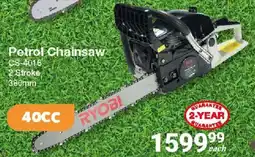 Mica Ryobi Petrol Chainsaw offer
