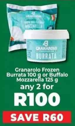 Food Lover's Market Granarolo Frozen Burrata or Buffalo Mozzarella offer